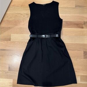 Theory Black Sleeveless Dress (Medium)